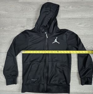 Black Jordan Hoodie with Logo